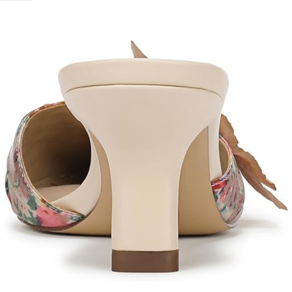 💕🔹️Sam Edelman 🔹️rose Multi Floral Women's BELLA dress  Mules/ Heels. - Picture 4 of 7